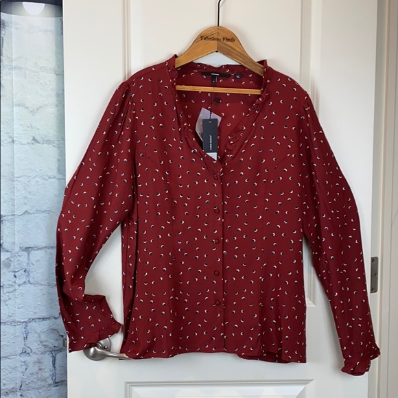 Vero Moda V-Neck Blouse new with tags - Picture 3 of 11